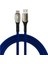 Typec Cep Telefonu Akıllı USB Süper Hızlı Işıkla Şarj Için Uygun Alaşımlı Veri Kablosu (Yurt Dışından) 1