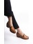 Deri Anatomik Taban Comfort Taba Kadın Ayakkabı TMD202465 5