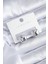 Gümüş Renk Kare Model Pirinç Kadın Küpe - TJ-BKP8079 1