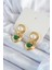 Gold Renk Sallantı Model Pirinç Vip Kadın Küpe - TJ-BKP8050 1