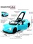 1:24 Ölçekli Tesla Roadster Alaşım Araba Modeli Çocuklar Için Döküm Oyuncak Araçlar, Tesla Araba Modeli, Işıklar ve Müzik ile Geri Çekin Alaşım Araba, Erkekler ve Kızlar Için Hediy (Yurt Dışından) 2