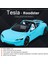 1:24 Ölçekli Tesla Roadster Alaşım Araba Modeli Çocuklar Için Döküm Oyuncak Araçlar, Tesla Araba Modeli, Işıklar ve Müzik ile Geri Çekin Alaşım Araba, Erkekler ve Kızlar Için Hediy (Yurt Dışından) 4