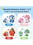 2 Paket Poli + Helly Dönüşen Robot Oyuncaklar, 4 "dönüştürülebilir Aksiyon Figürü Oyuncak, Acil Durum Araç Playset, Tatil Doğum Günü Kurtarma Ekibi Araba Oyuncakları Erkekler Kızl (Yurt Dışından) 4