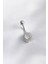 316L Cerrahi Çelik Zirkon Taşlı Kadın Göbek Piercing - TJ-PR1223 1