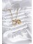 316L Çelik Gold Renk Açılabilir Fanus Model Kadın Kolye - TJ-BKO8235 3