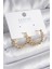 Pirinç Gold Renk Dorika Model Kadın Küpe - TJ-BKP8334 1