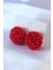 Kırmızı Renk Kristal Boncuklu Kadın Küpe - TJ-BKP7532 1
