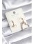 Pirinç Gold Gümüş Renk Zirkon Taşlı Kalp Model Xuping Kadın Küpe - TJ-BKP8409 1