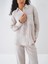 %100 Keten Oversize Basic Gömlek 2