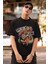 Spiderpunk Yazılı T-Shirt Erkek-Kadın Oversize Spiderverse Baskılı T-Shirt 2