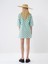 %100 Pamuk Regular Fit Desenli Elbise 4