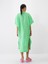%100 Keten Oversize Elbise 4