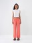 %100 Keten Beli Lastikli Regular Fit Pantolon 1