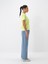 %100 Pamuk Oversize Denim Pantolon 2