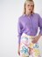 %100 Keten Oversize Basic Gömlek 2