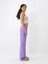 %100 Keten Beli Lastikli Regular Fit Pantolon 2