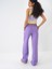 %100 Keten Beli Lastikli Regular Fit Pantolon 4