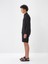 %100 Keten Regular Fit Basic Şort 4