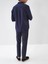 Slim Fit Çizgili Keten Jogger Pantolon 4