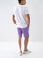 Pamuklu Slim Fit Baskı Detaylı Şort 4