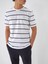 %100 Pamuk Regular Fit Çizgili T-Shirt 2
