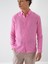 %100 Keten Regular Fit Basic Gömlek 2