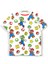 360 Derece Super Mario Bross Baskılı Erkek Çocuk T-Shirt 3-10 Yaş Beyaz 001-0001873 1