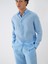 %100 Keten Regular Fit Basic Gömlek 2