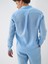 %100 Keten Regular Fit Basic Gömlek 5