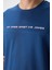 Parlament Pamuklu Kalın Yüzeyi Dokulu Oversize Fit Baskılı Erkek T-Shirt - 88371 2