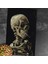 Skull Of A Skeleton With Burning Cigarette Mutfak Havlusu 2 Adet 1