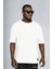 Ekru Basic Oversize T-Shirt 1
