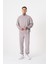 Erkek Basic Jogger Relaxed Gri Eşofman Altı 3