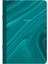 Düz Tel Dikişli Kuşe Kapak Uninote Marble Defter Yeşil 18,5X26 1