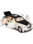 1/32 Rolls-Royce Phantom Model Araba, Çinko Alaşım Geri Çekin Oyuncak Araba Çocuklar Için Ses ve Işık ile Erkek Kız Hediye (Beyaz) (Yurt Dışından) 1