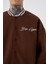 Erkek Born Again Style Oversize Kahve Bomber Ceket 3