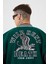 Erkek Wild Hunt Death Oversize Yeşil Bomber Ceket 3