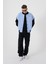 Erkek Out Case 91 Oversize Açık Mavi Bomber Ceket 5