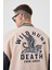 Erkek Wild Hunt Death Oversize Bej Bomber Ceket 4