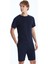 Lacivert Slim Fit Sporcu Premium Şort 1