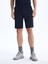 Lacivert Slim Fit Sporcu Premium Şort 2