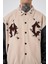 Erkek Mc Oversize Bej Bomber Ceket 4