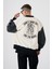 Erkek Go To War Oversize Ekru Bomber Ceket 3
