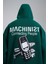 Erkek Connecting People Baskılı Kapüşonlu Petrol Yeşili Sweatshirt 5