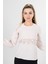 Taş Dantel Detaylı Şifon Bluz 0806567.50 3