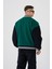 Erkek Cloud Oversize Yeşil Bomber Ceket 3