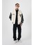Erkek mt Oversize Ekru Bomber Ceket 4