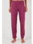 Desenli Regular Fit Gömlek Yaka Pijama Takımı Bayan Pijama Takımı 65750101 5