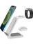 Kablosuz Şarj Standı 3Ü1ARADA Wireless Şarj iPhone Android ve Akıllı Saatler Için Uyumlu 20WŞARJGÜCÜ 1