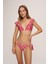 HR23BA005 Faux Tulum Bağcıklı Bikini Alt 1